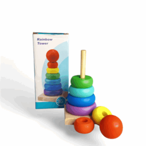 Mini Torre Arcoíris De 7 Ruedas.🌈