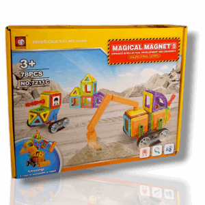 Figuras Magnéticas Serie De Ingeniero y Construcción De 78 PCS🔧